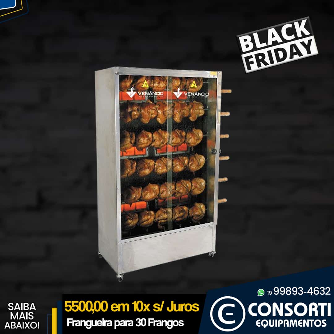 Frangueira para 30 frangos
